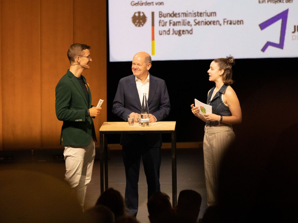 JugendPolitikTage 2023 - Dialog mit Olaf Scholz